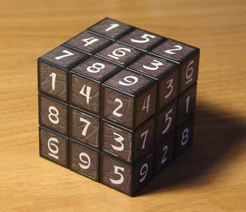 rubix cube with numbers